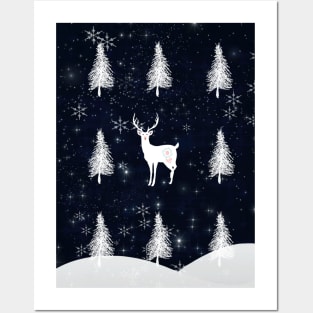 Christmas Eve Stag Posters and Art